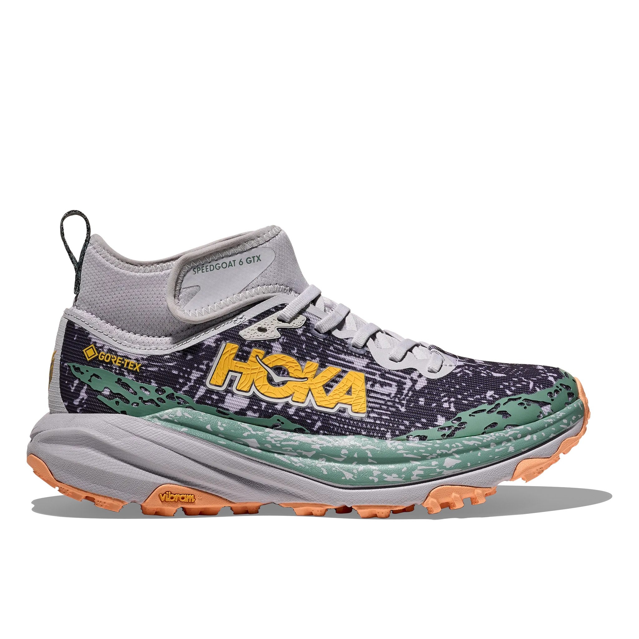 Hoka Speedgoat 6 Mid GT Women's Boot - Ash Grey / Charcoal Grey