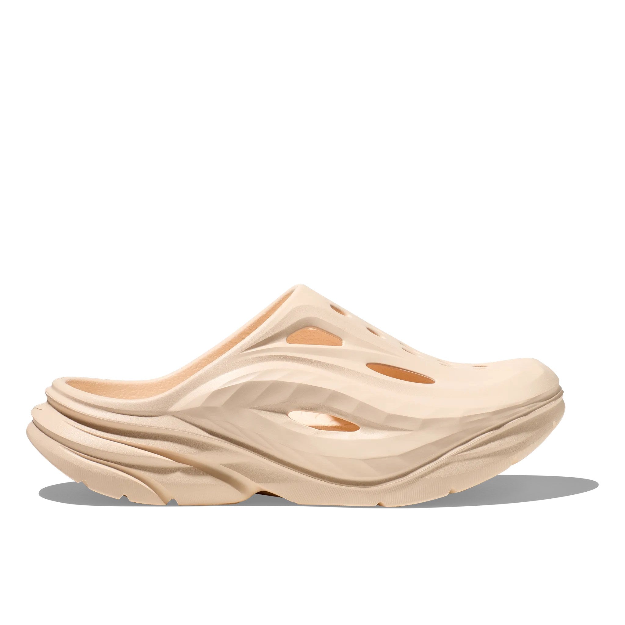 Hoka U Ora Recovery Mule Women's Clog - Vanilla/Vanilla