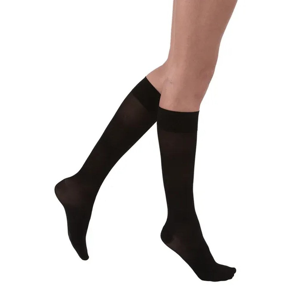 Jobst 8-15 Knee High Compression Stocking - Classic Black