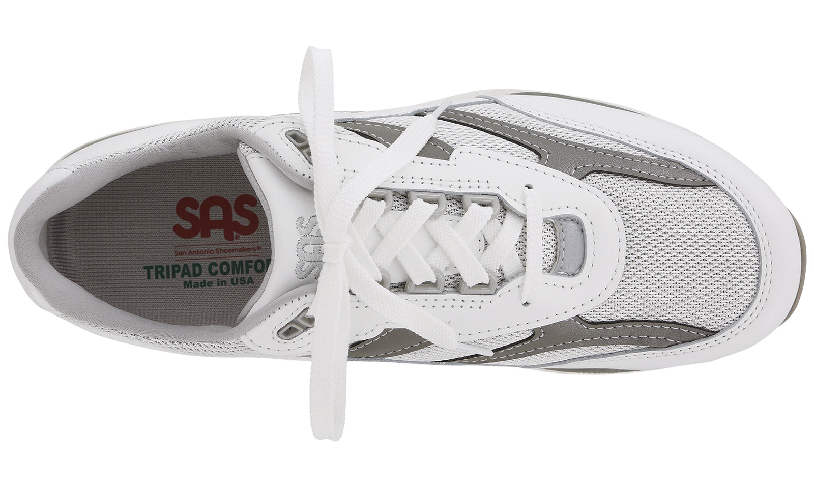 SAS Journey Mesh Lace White/Gray - view 3
