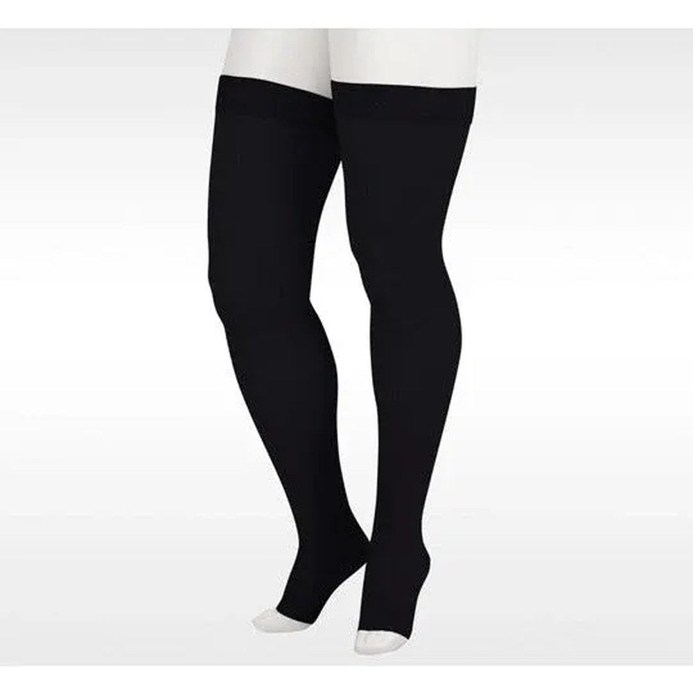 Juzo 15-20 Soft Thigh OT Compression - Black