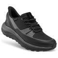 Kizik London AT Men's Casual Shoe - Black/Poppyseed