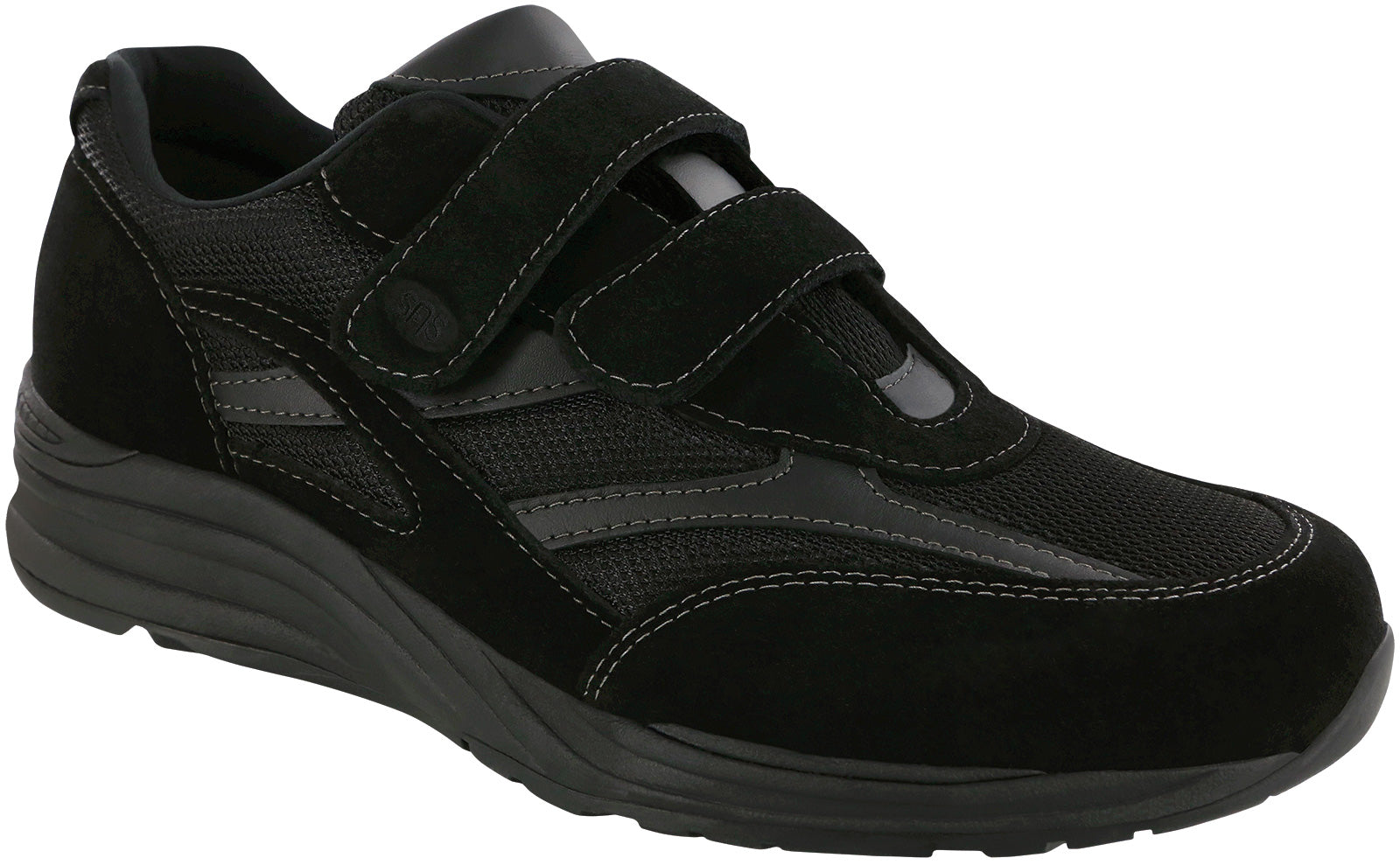 SAS JV Mesh Velcro Black