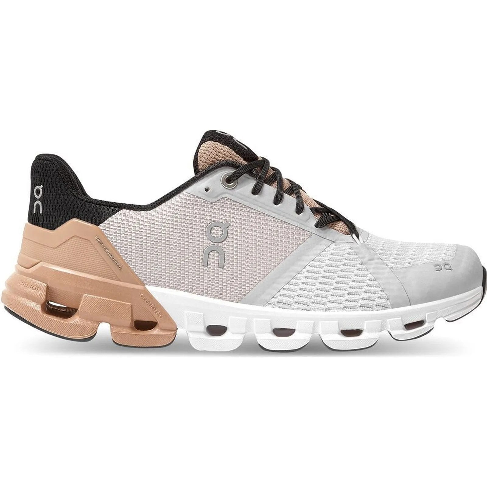 On Cloudflyer Women's Running Shoe - Glacier/Rosebrown
