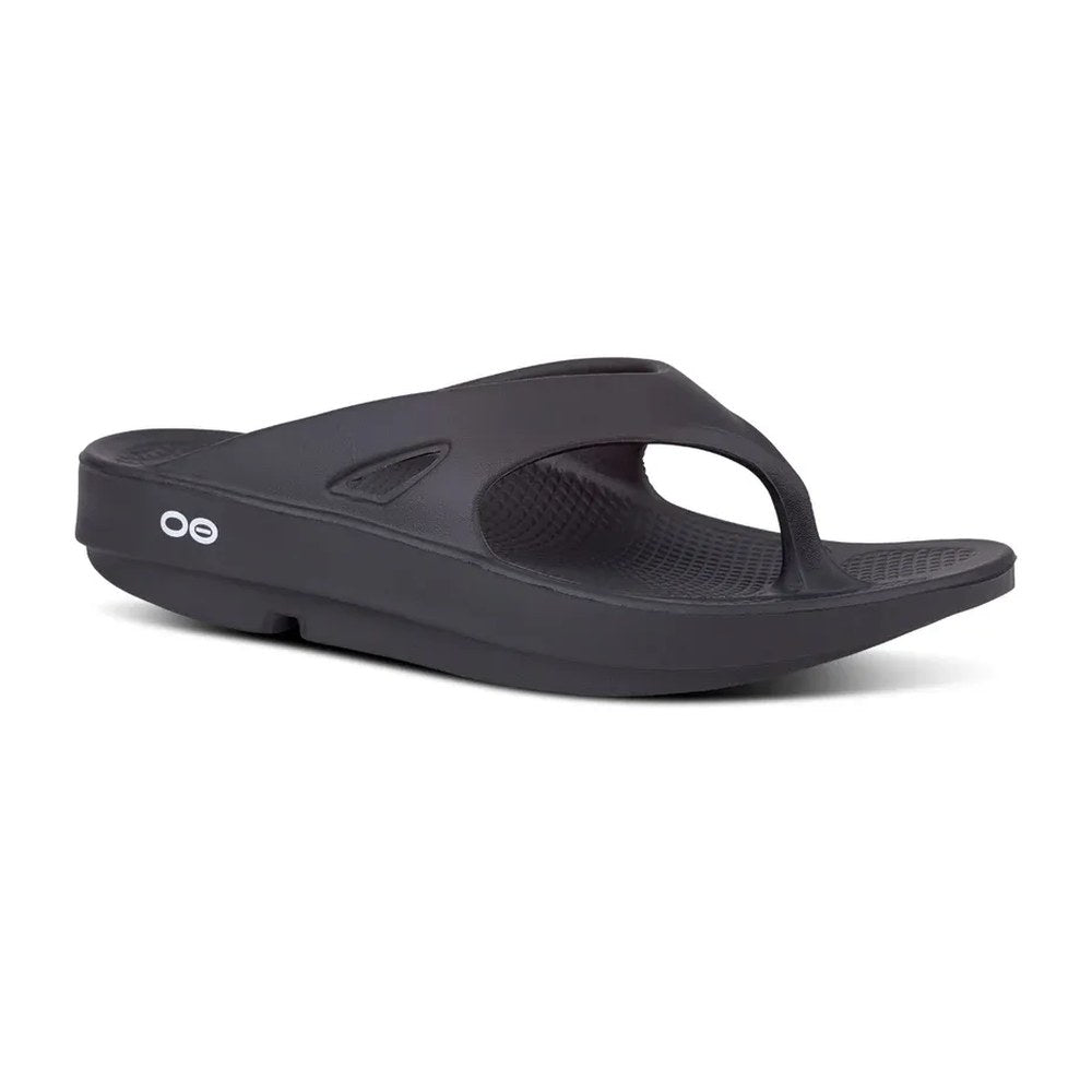 Oofos Ooriginal Thong Men's Sandal - Black Matte
