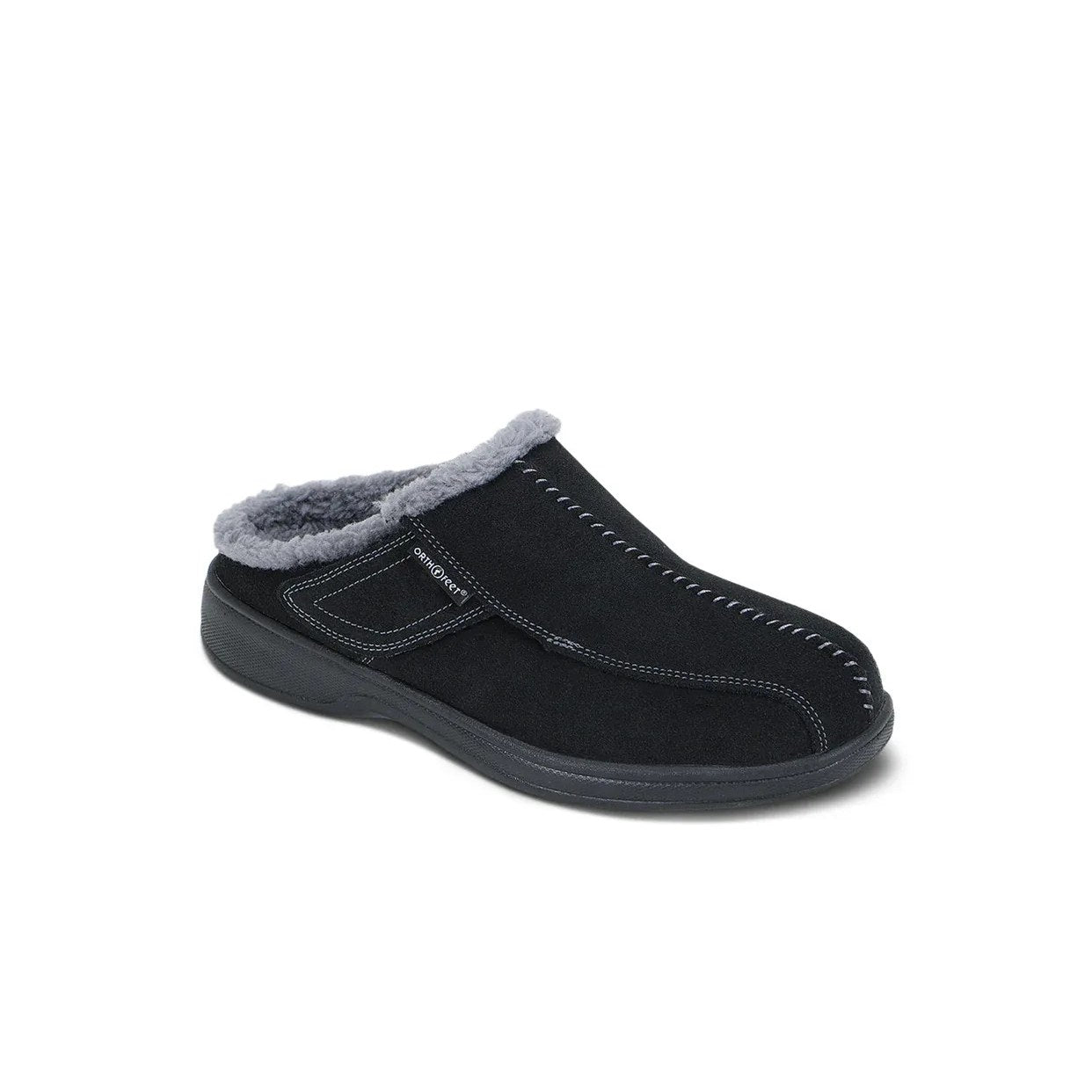 Orthofeet Asheville Slipper Men's - Black