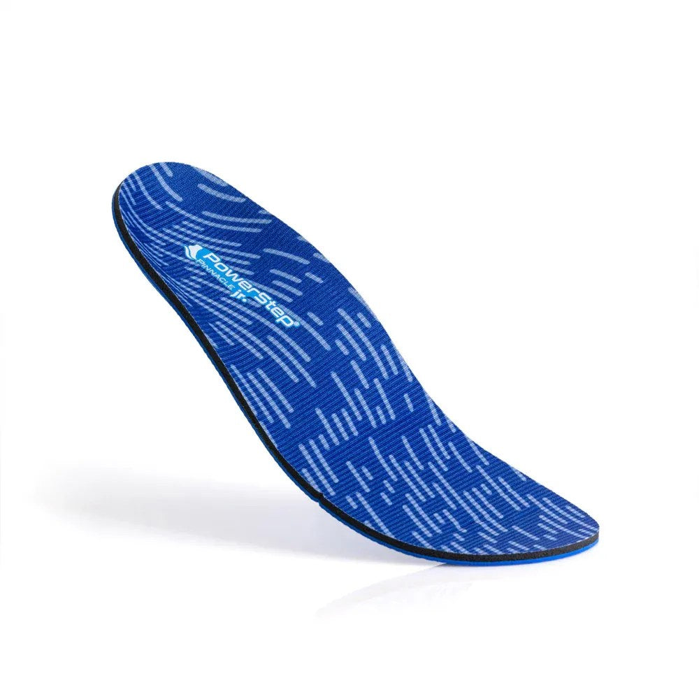 Powerstep Pinnacle JR. Orthotic Insole - Blue/Green
