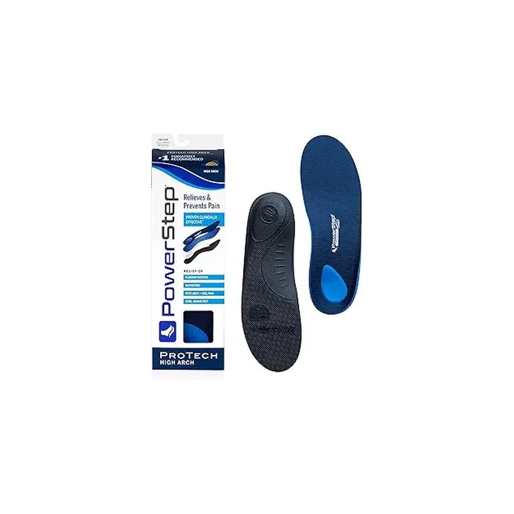 Powerstep PRO HIGH Orthotic Insole - Blue