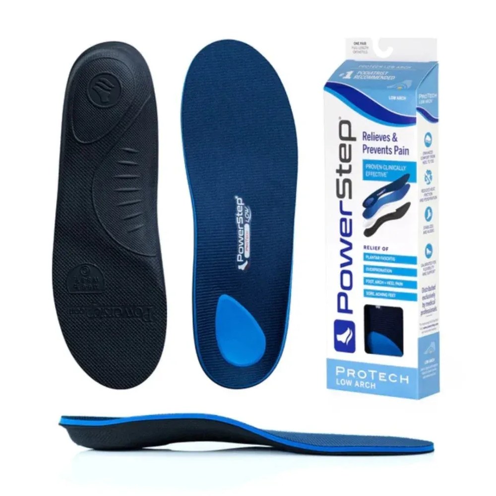 Powerstep PRO LOW Orthotic Insole - Blue