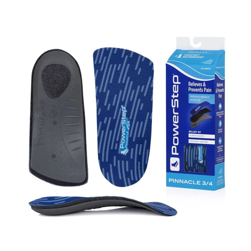Powerstep Protech 3/4 Orthotic Insole - Blue