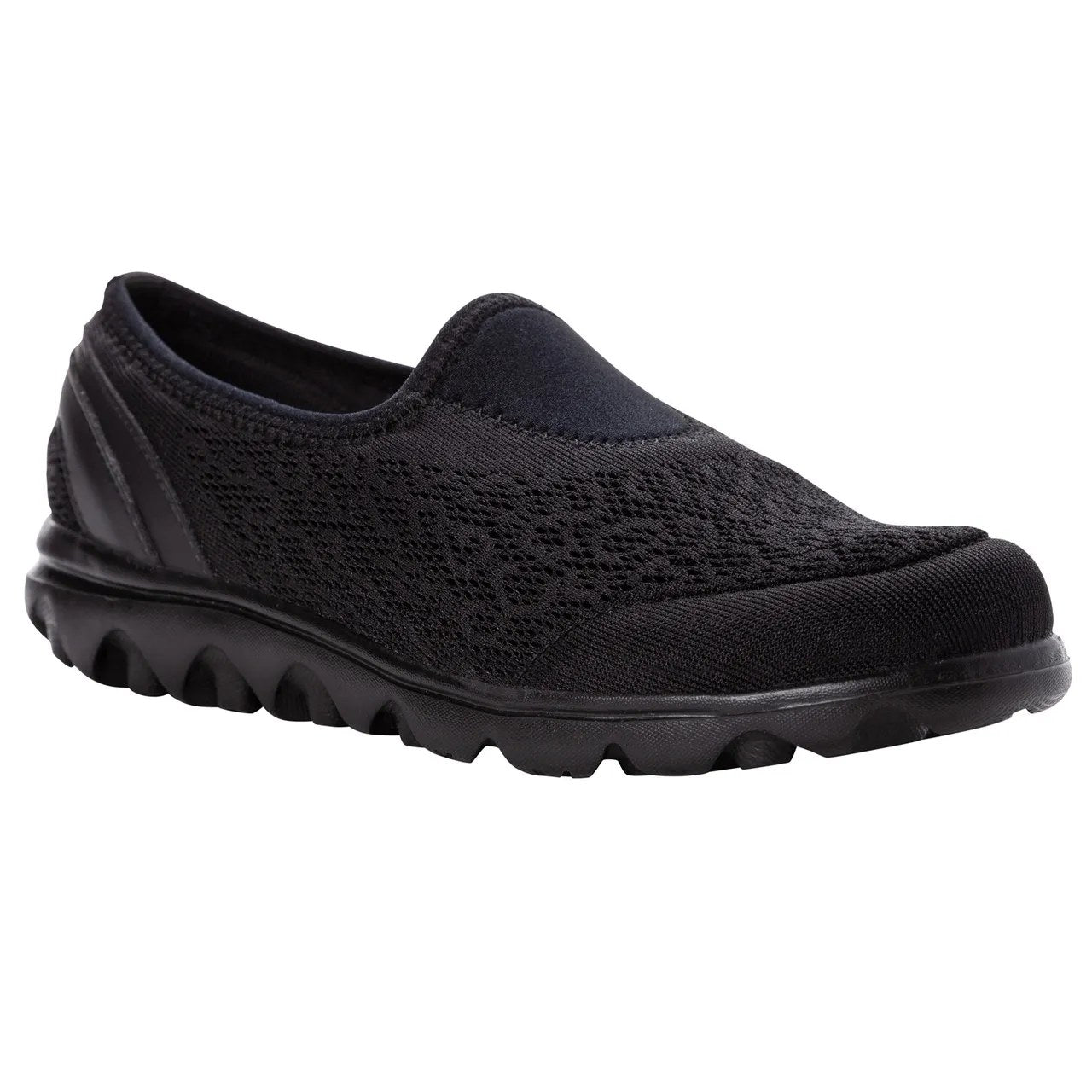 Propet Travelactiv Slip On Women's Casual Shoe - Black/Black