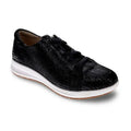Revere Athens Women's Walking Shoe - Black Lizard
