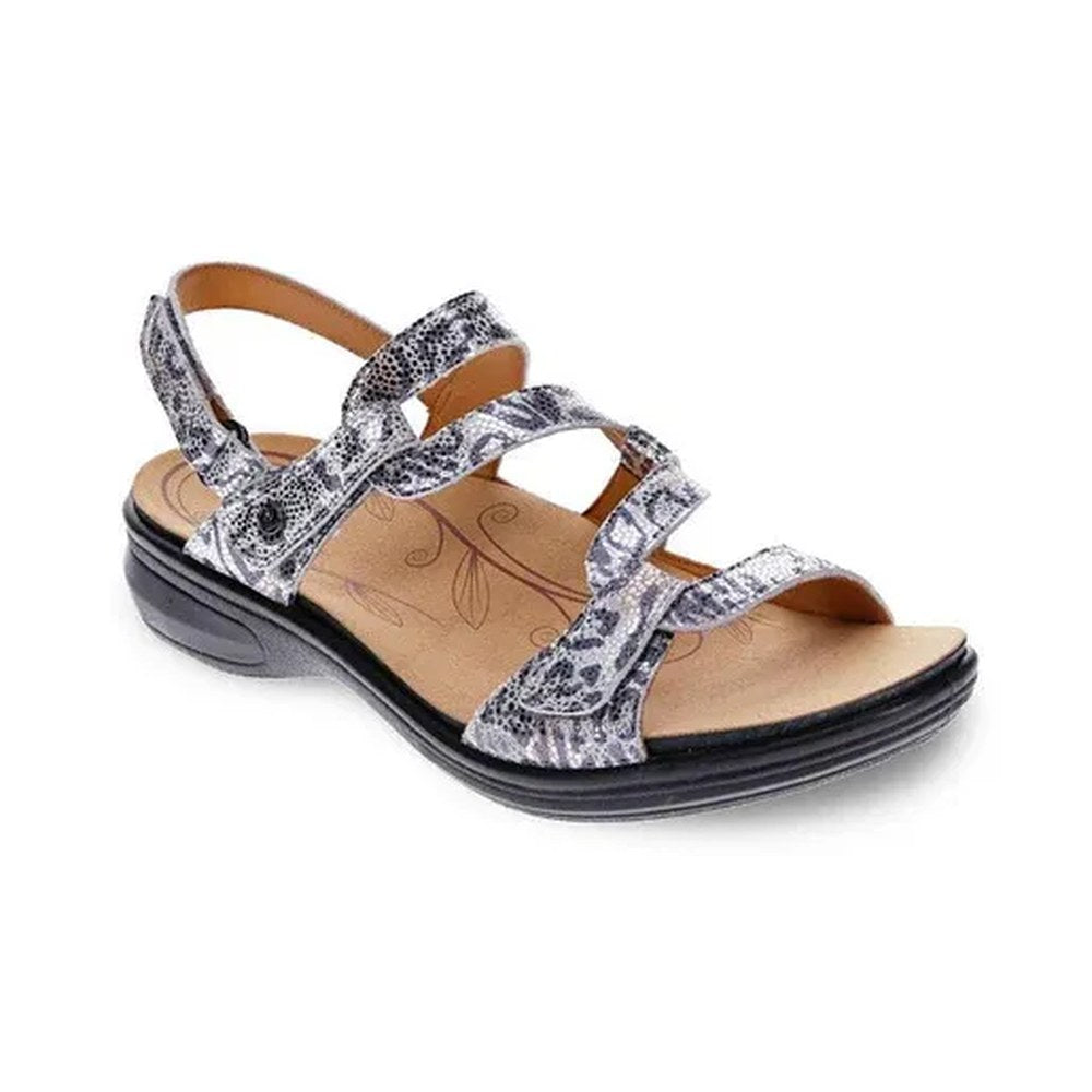 Revere Emerald Silver Safar Women's Sandal - Silver Safari
