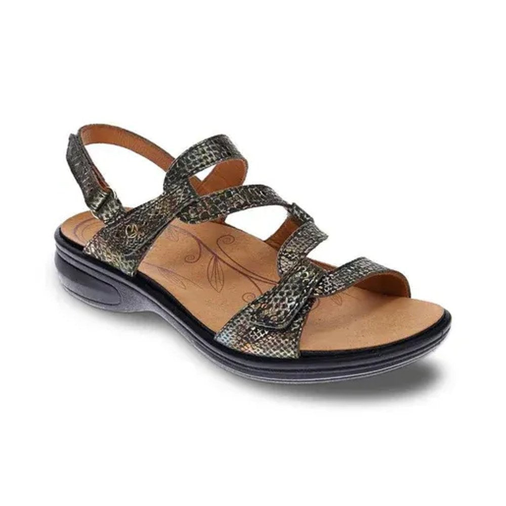 Revere Emerald Women's Sandal - Peacock Python