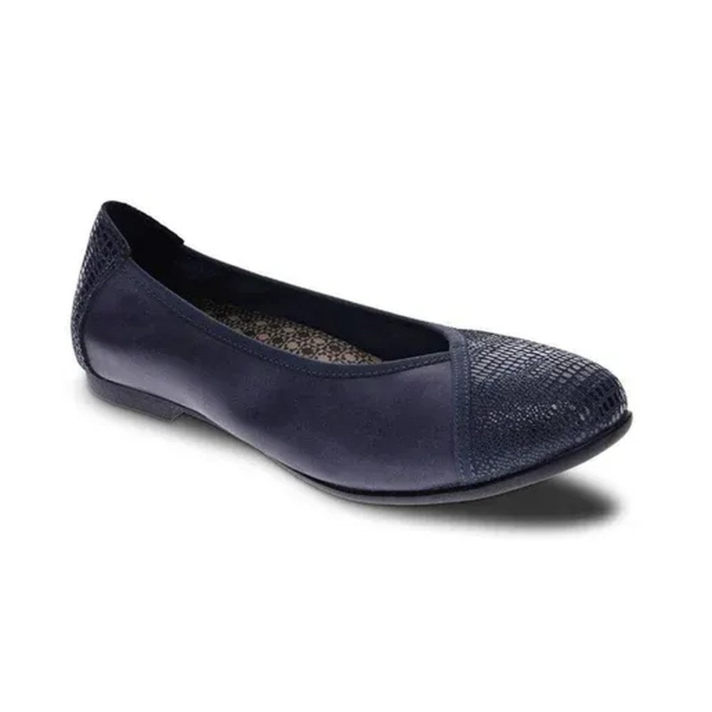 Revere Nairobi Women's Casual Shoe - Navy Lizard/Sapphire
