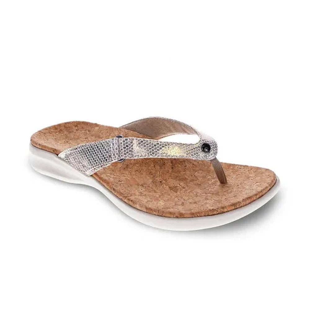 Revere Napoli Women's Sandal - Metallic Interest
