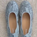 Revere Paris Women's Casual Shoe - Teal Snake