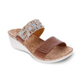 Revere Sorrento Women's Sandal - Cognac