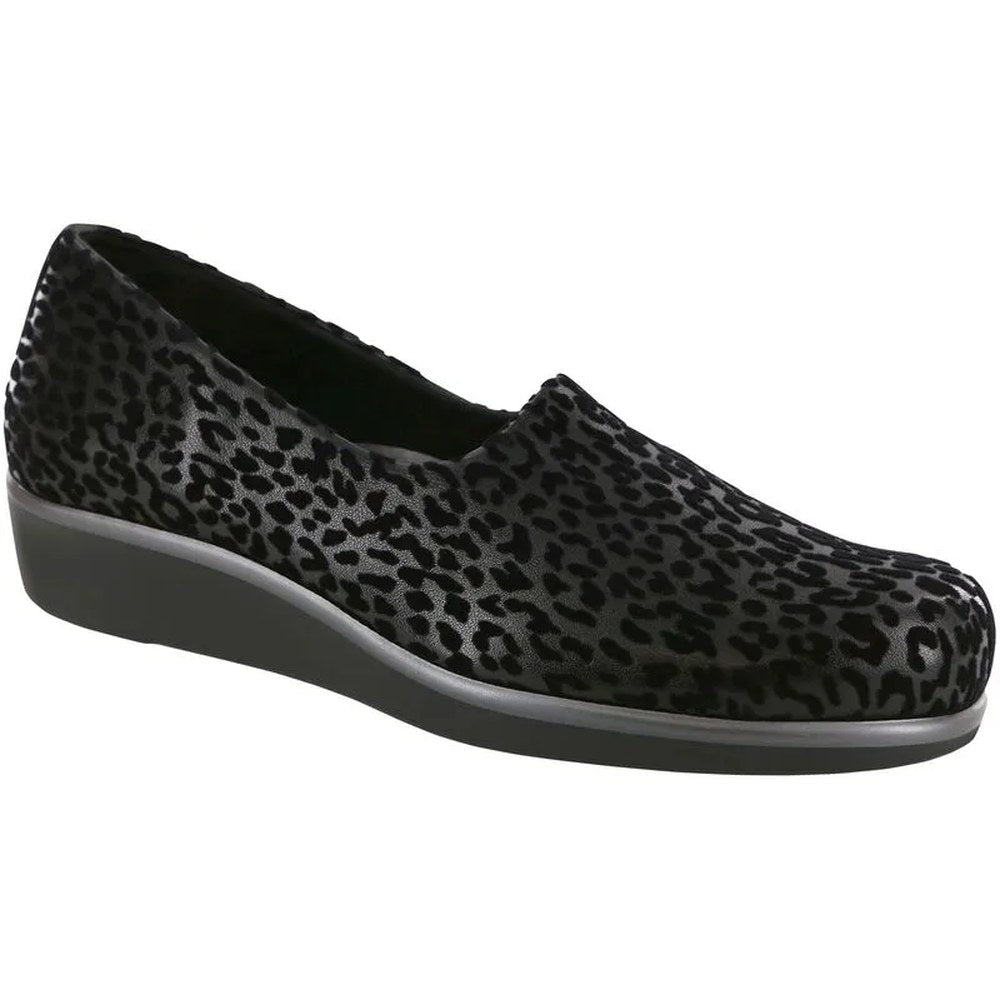 SAS Bliss Women's Casual Shoe - Black Leopard