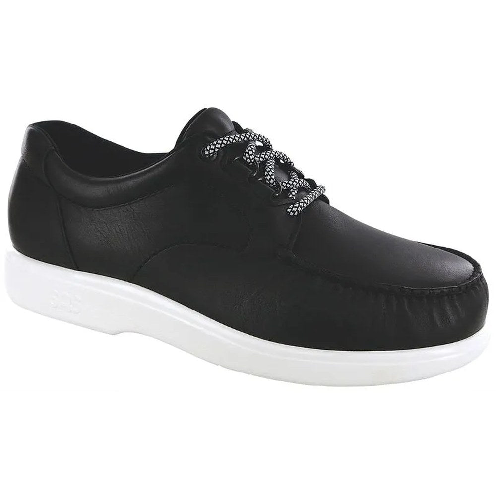 SAS Bout Time LT Wtsole Men's Casual Shoe - Black/White Sole