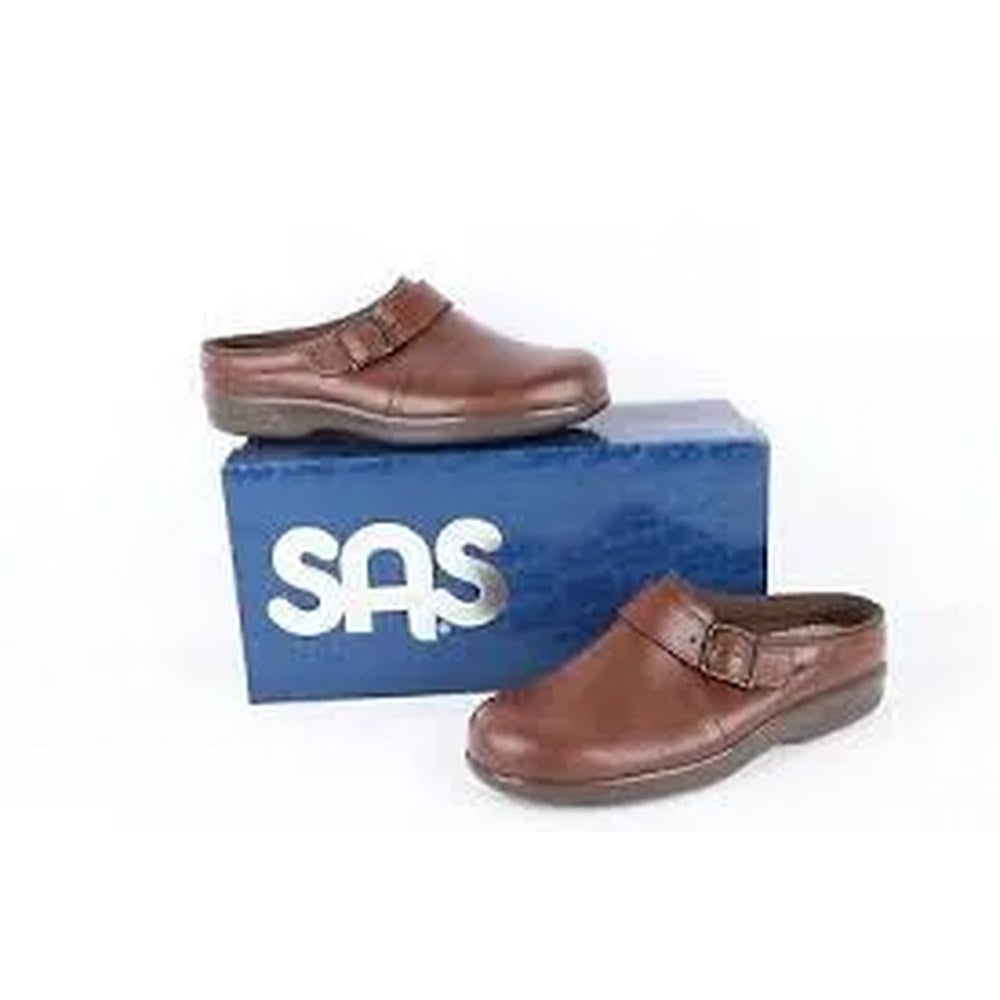 SAS Clog Slide Women's Sandal - Teak