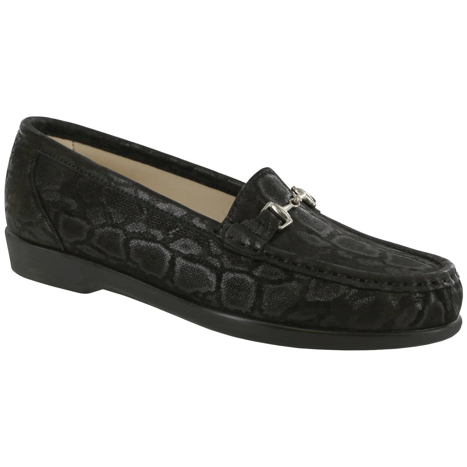 SAS Metro Women's Casual Shoe - Nero Snake Black