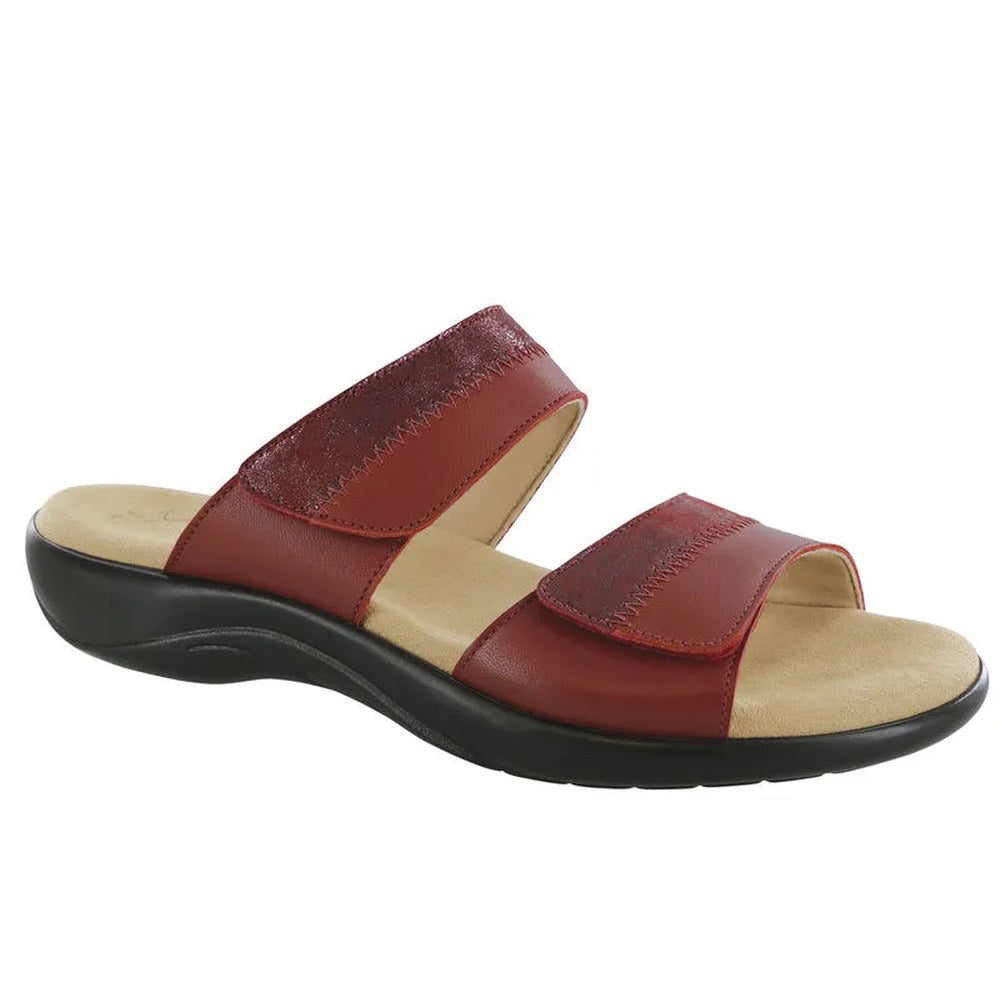 SAS Nudu Slide Women's Sandal - Ruby/Cabernet