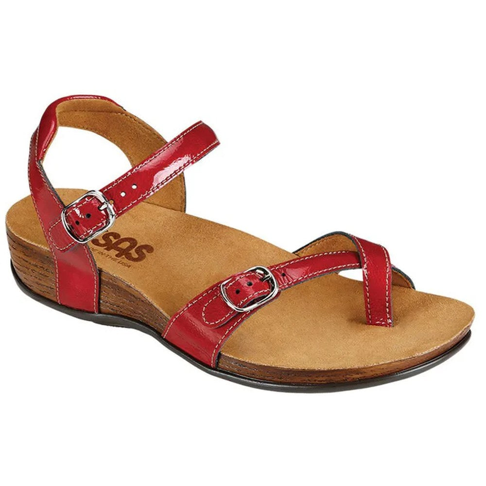 SAS Pampa Women's Sandal - Lipstick/Red