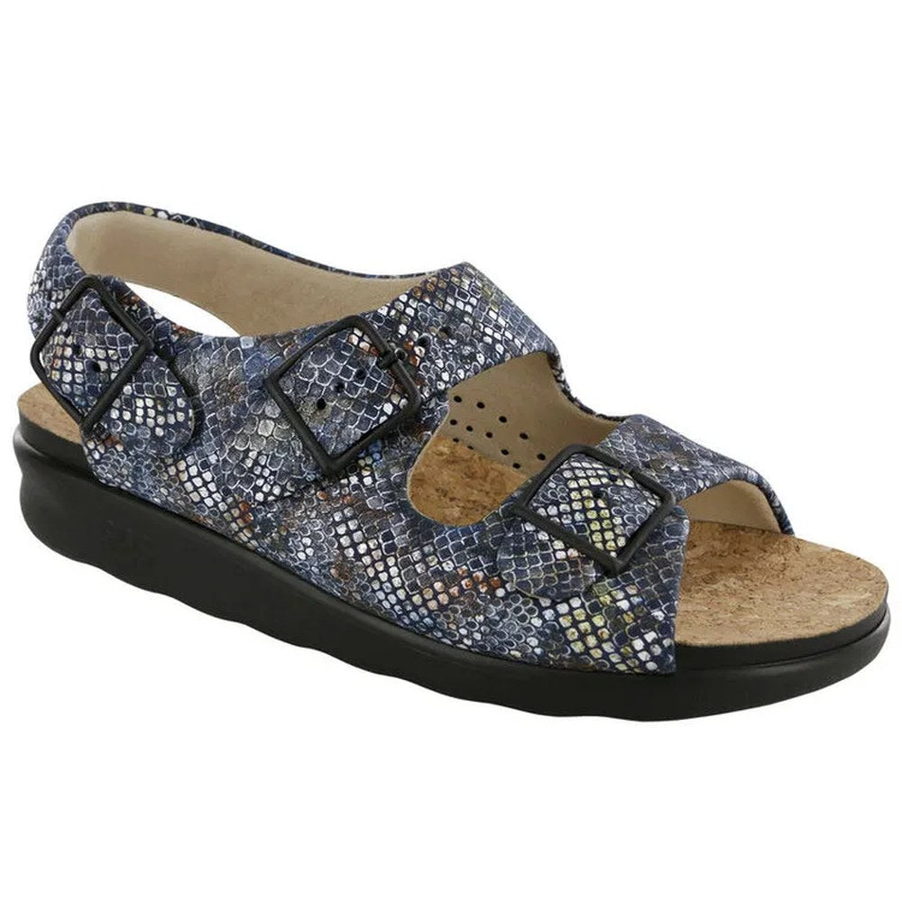 SAS Relaxed Women's Sandal - Multisanke Navy