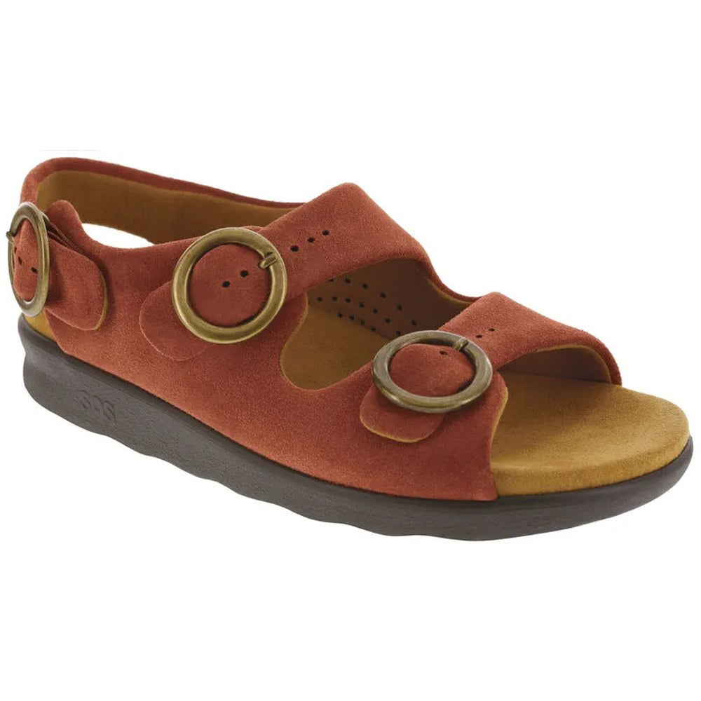 SAS Relaxed Women's Sandal - Rust