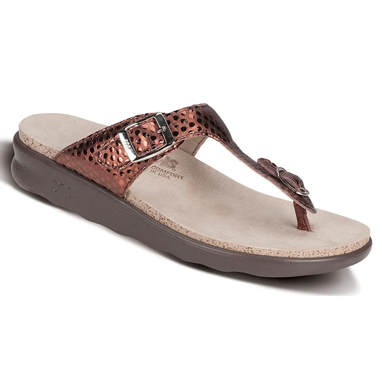 SAS Sanibel-M T Strap Women's Sandal - Bronze