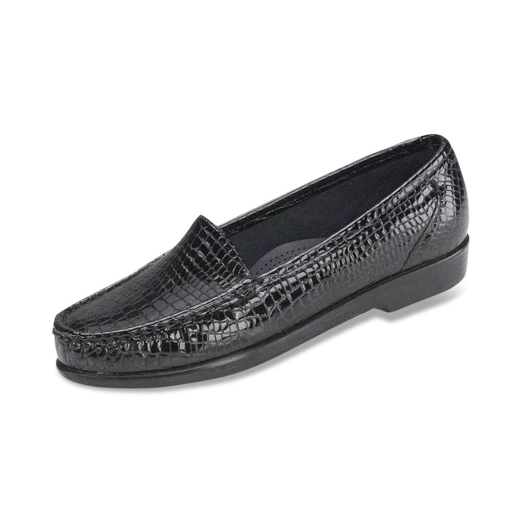 SAS Simplify-C Women's Casual Shoe - Black Croc