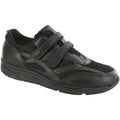SAS TMV Velcro Mesh Women's Walking Shoe - Black