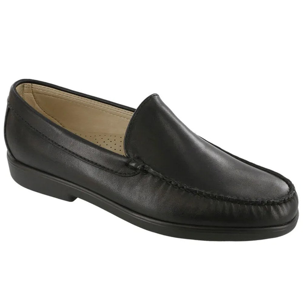 SAS Venetian Loafer Men's Casual Shoe - Black