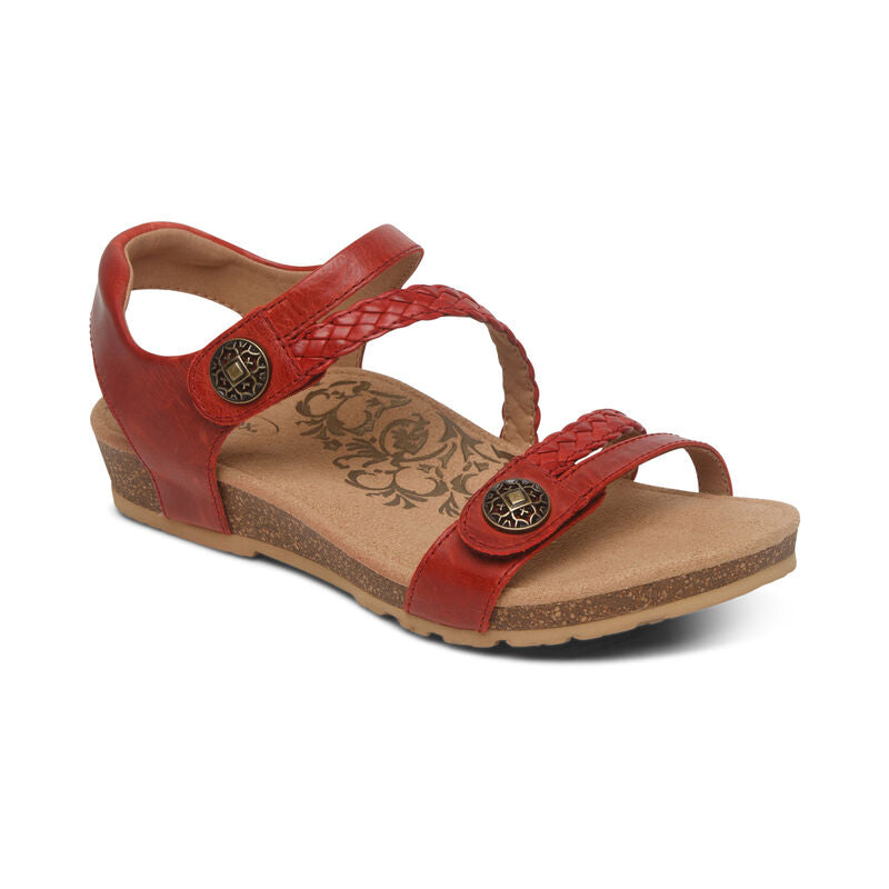 Aetrex Jillian women's sandal in Red