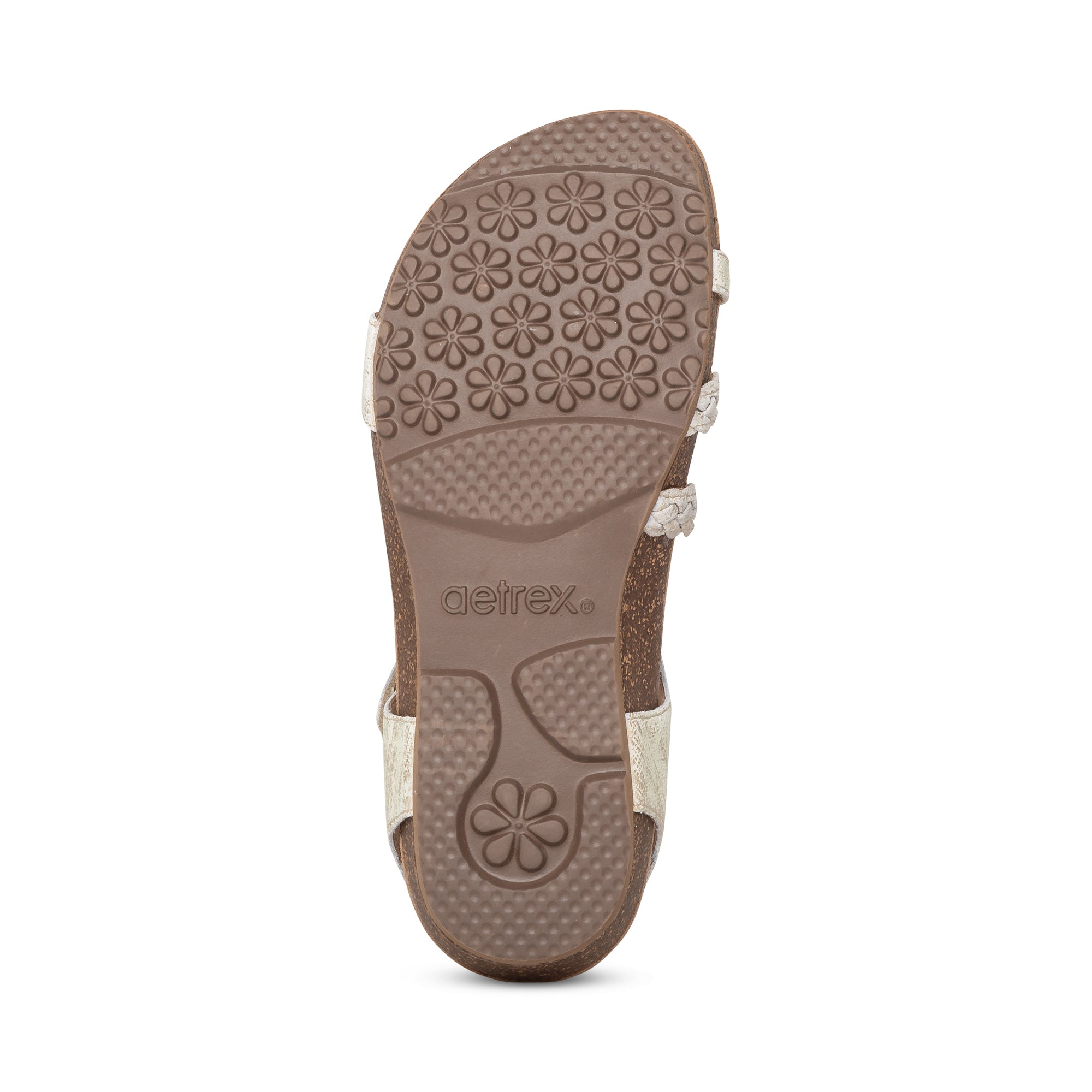 Aetrex Jillian women's sandal in Gold