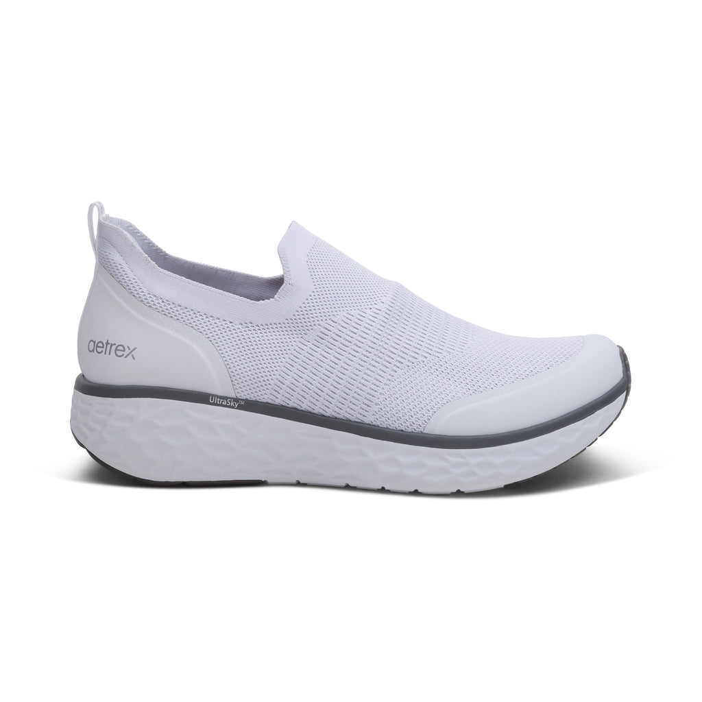 Aetrex Dash men's casual shoe in White