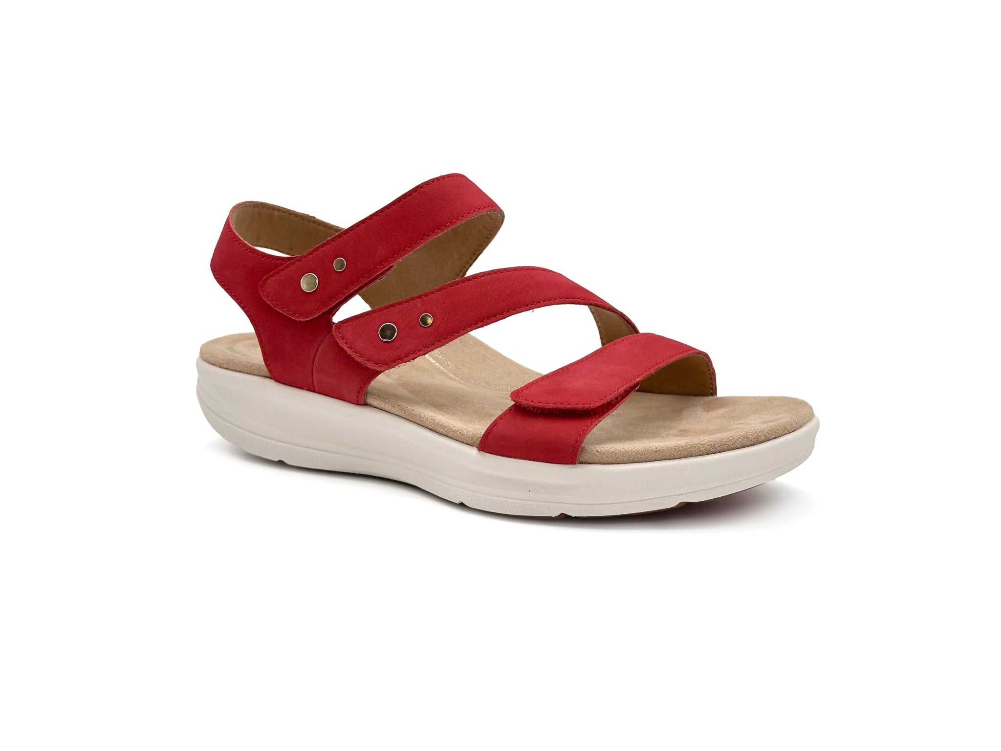Aetrex Jess women's sandal in Red