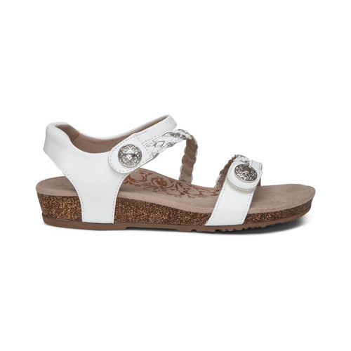 Aetrex Jillian women's sandal in White