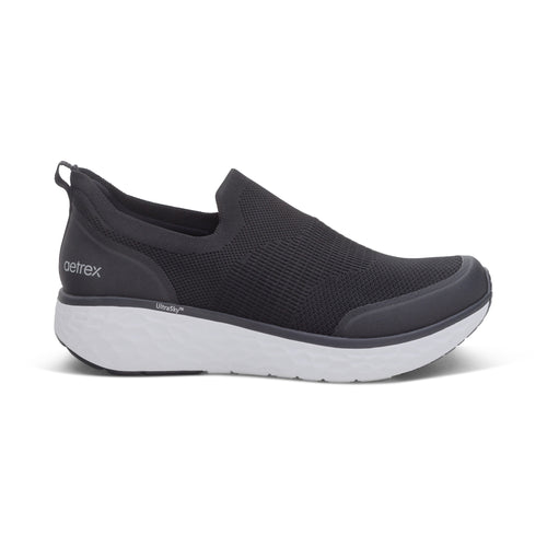 Aetrex Dash men's casual shoe in Black