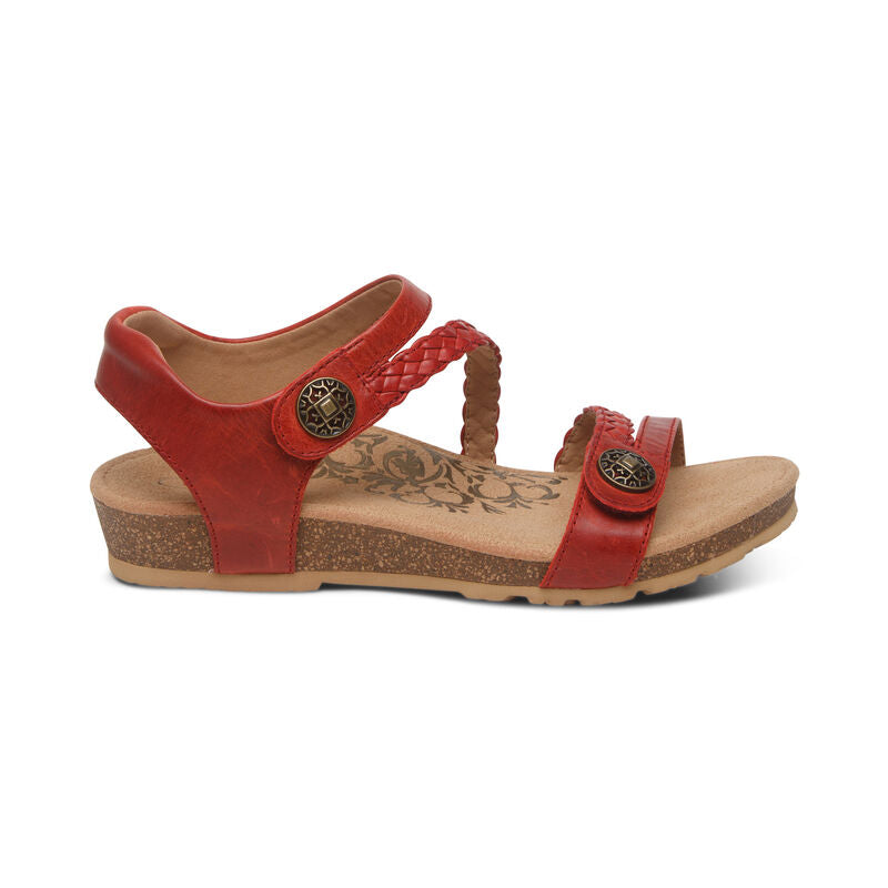 Aetrex Jillian women's sandal in Red