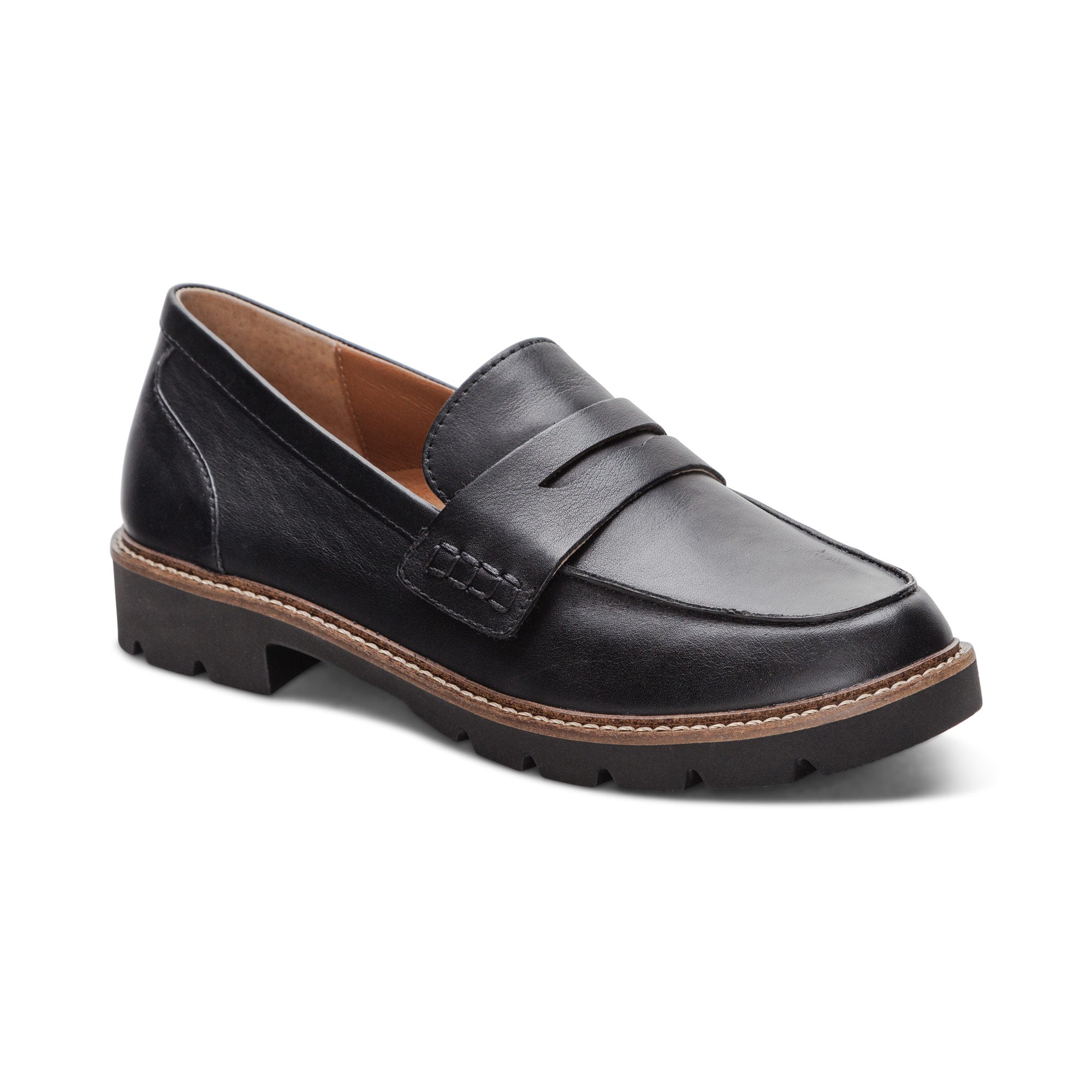 Aetrex Collette women's casual shoe in Black
