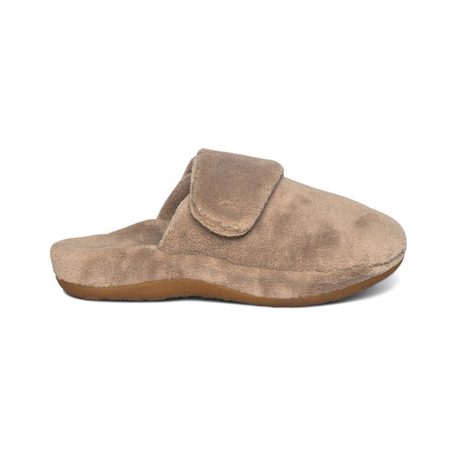 Aetrex FE202 Women's Slipper in Coffee