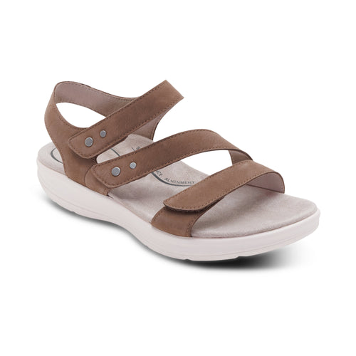 Aetrex Savannah women's sandal in Taupe