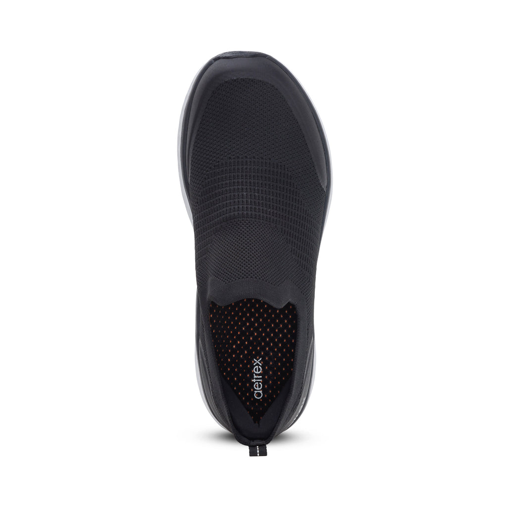 Aetrex Dash men's casual shoe in Black