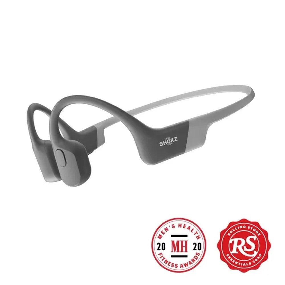 Shokz OpenRun Standard Bone-Conduction Headphones - Grey