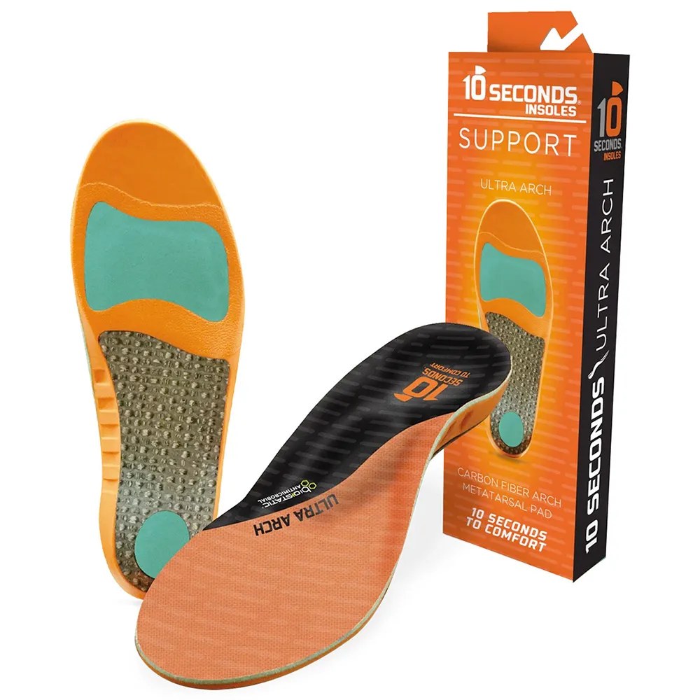 Sof Sole Support Ultra Arch Support - ORANGE/BLACK