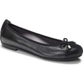Vionic Minna Ballet Flat Women's Casual Shoe - Black/Snake
