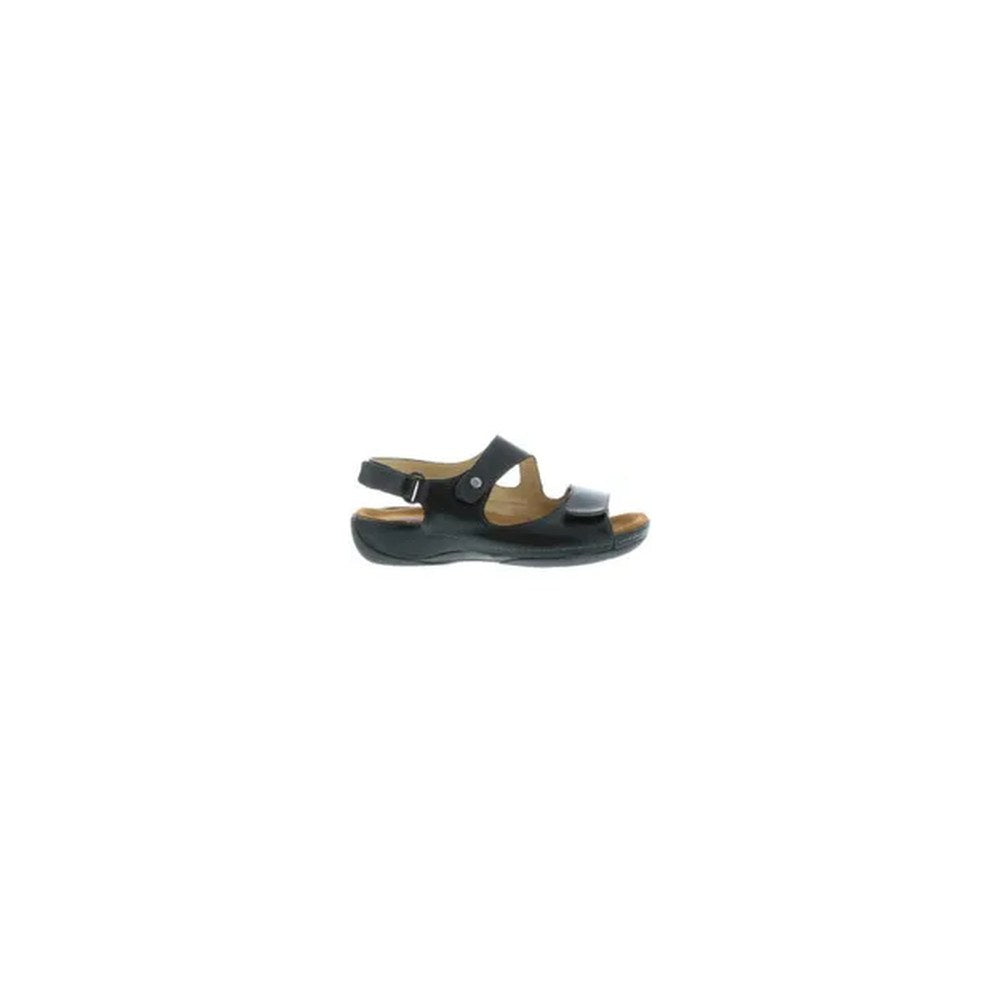 Wolky Liana Extra Wide Women's Sandal - Smooth Leather Black