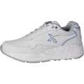 Xelero Matrix Leather Women's Therapeutic Walking Shoe - White/Powder Blue